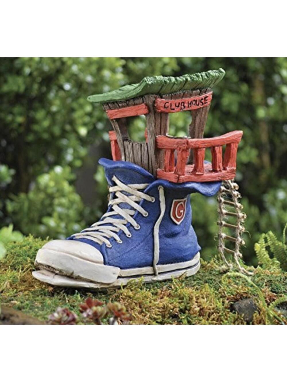Sneaker Club Playhouse Backyard Fairy Garden Cottage